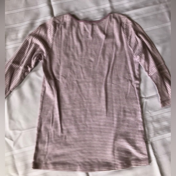 Eddie Bauer Mauve Striped Top - Picture 9 of 11